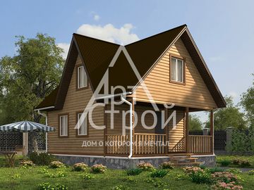 Проект Дом из бруса Мурманск