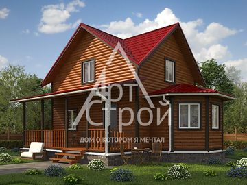 Проект Дом из бруса Архангельск