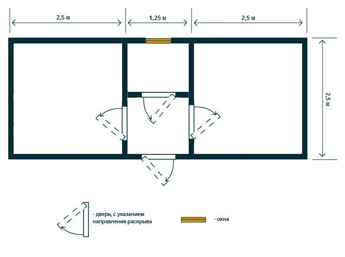 Планировка Дачный дом из СИП панелей 2.5х6.25 первый и второй этаж